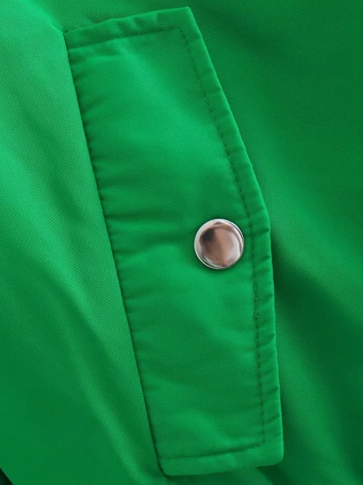 Selma Bomber Jacket with Ruched Sleeves - 7 Colors