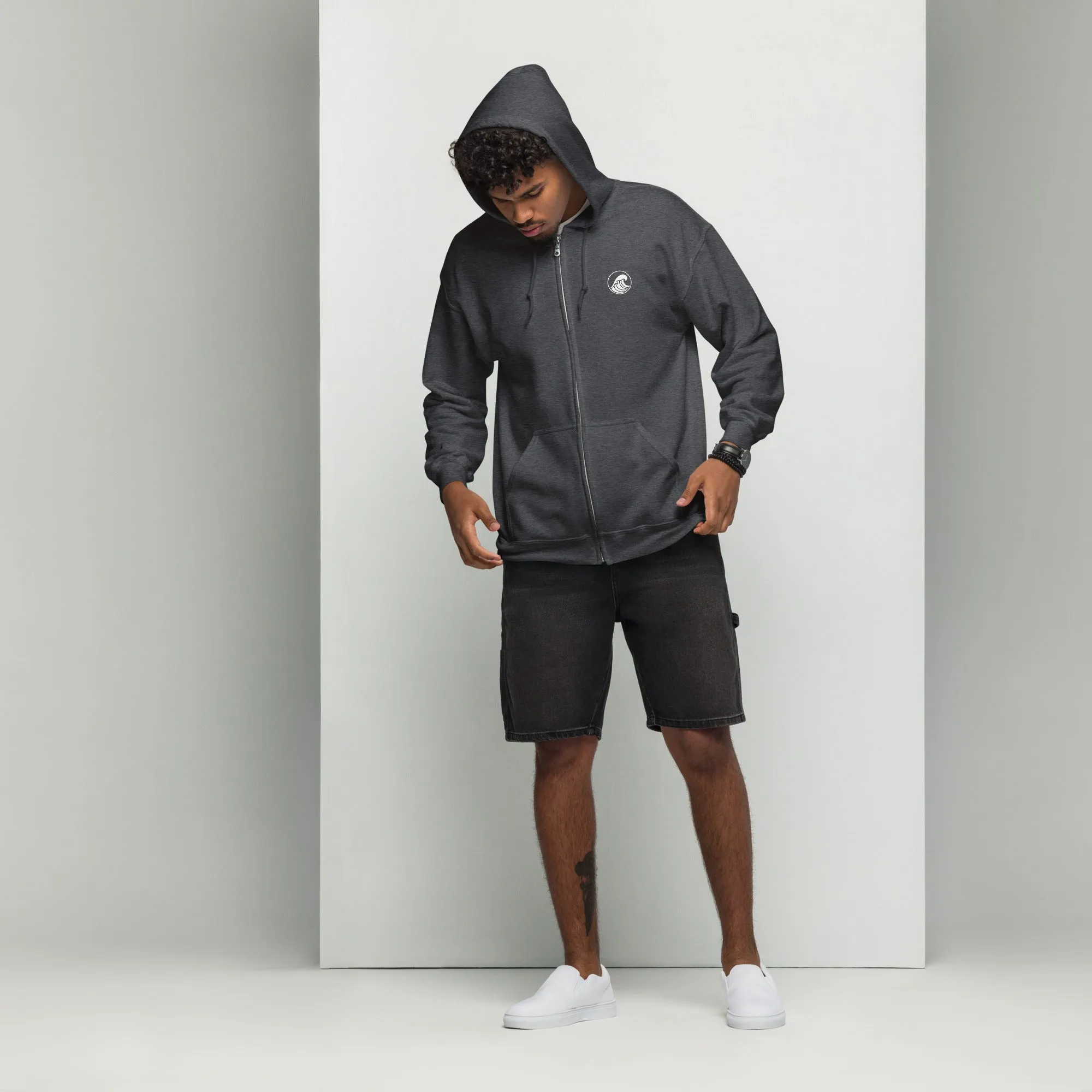 Shoreline Offroad Unisex Heavy Blend Wave Zip Hoodie