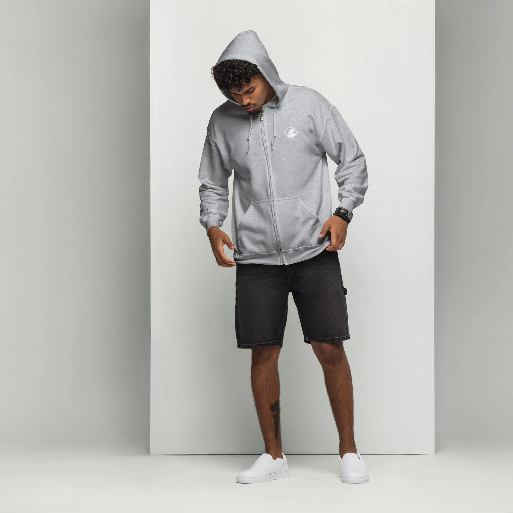 Shoreline Offroad Unisex Heavy Blend Wave Zip Hoodie