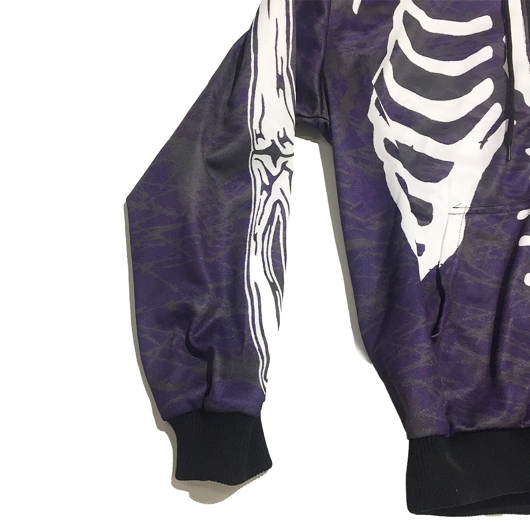 Skeleton Zip Up Hoodie