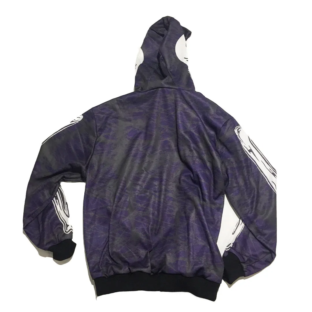 Skeleton Zip Up Hoodie