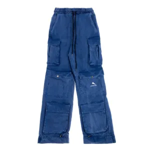 STONE WASHED OVER CARGO PANTS - MKS279_SW588