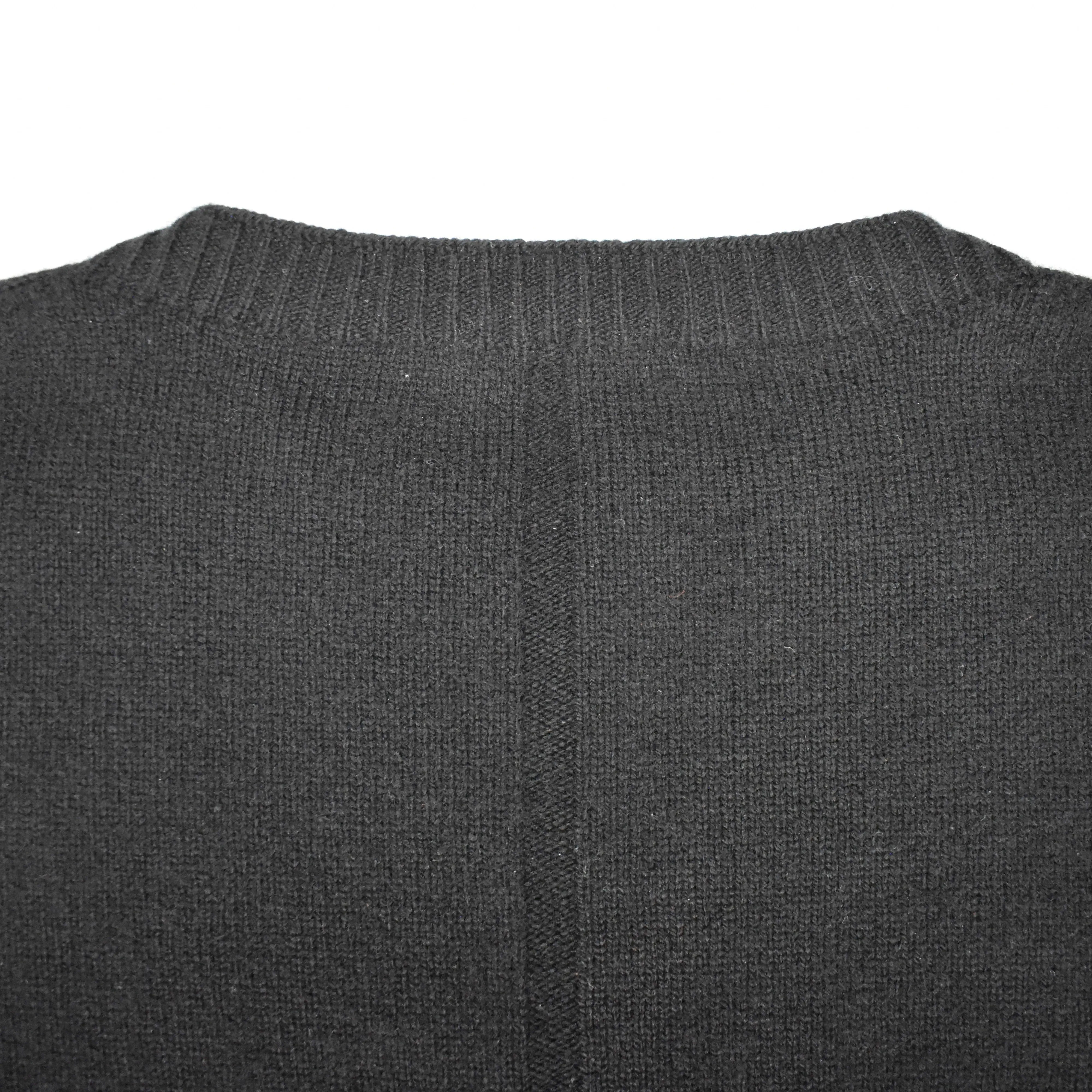 The Row - Black Wool / Cashmere Crewneck Sweater