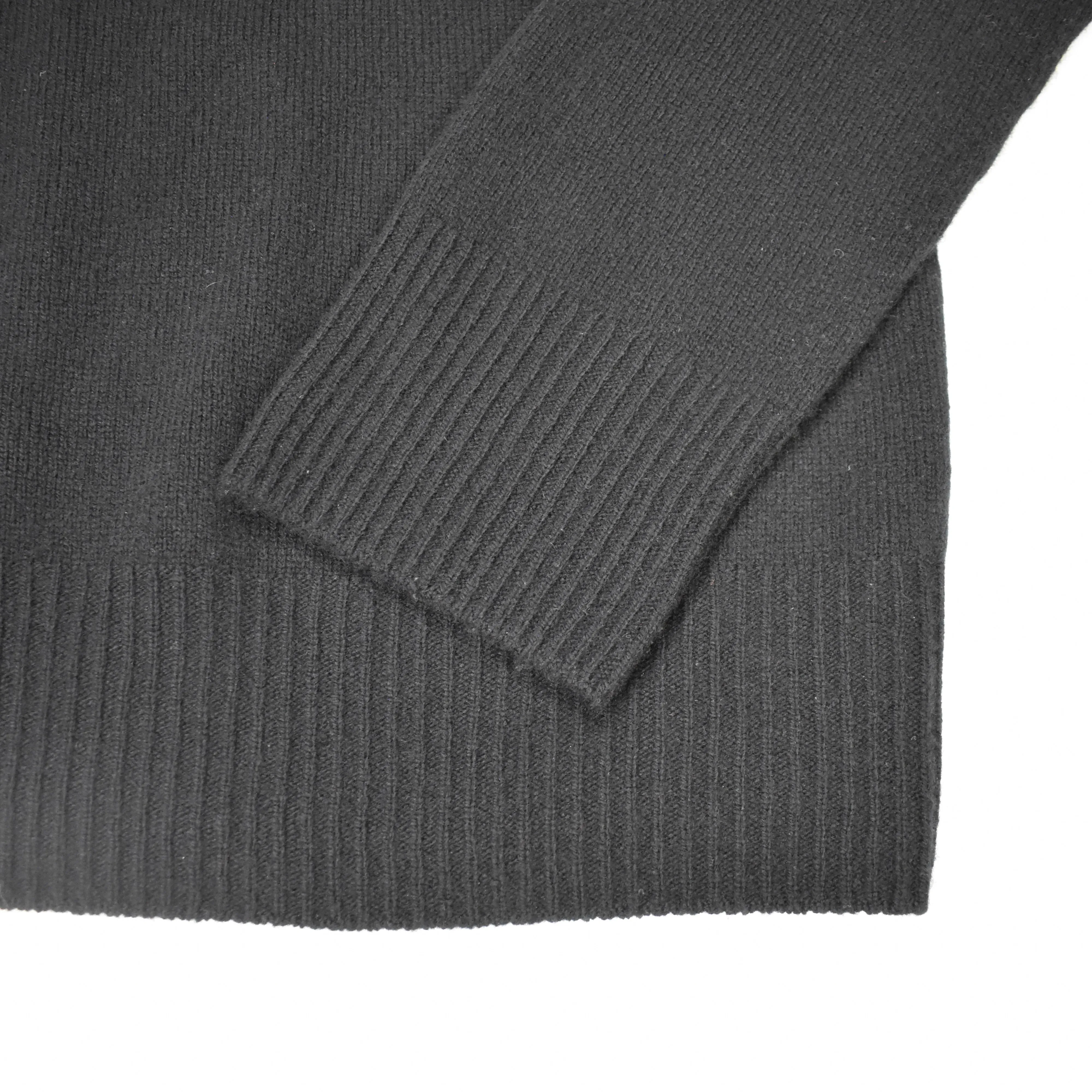 The Row - Black Wool / Cashmere Crewneck Sweater
