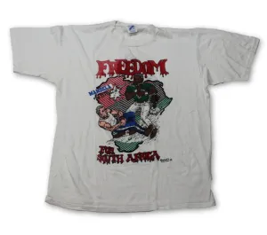 Vintage Nelson Mandela "Freedom for South Africa" T-shirt