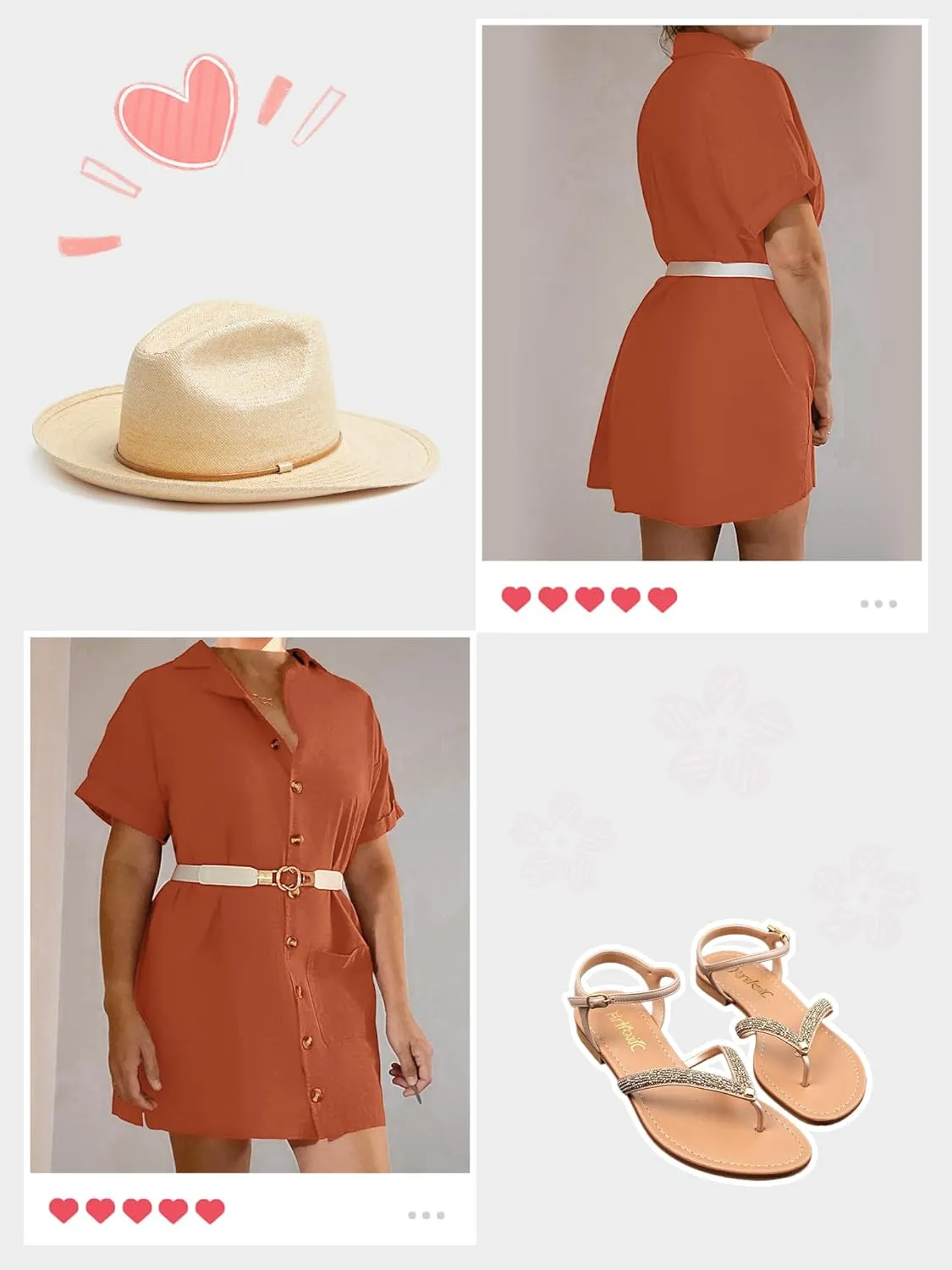 ZAFUL Women's 2025 Summer Button Down Dress Pockets Short Sleeves V-Neck Collar Vacation Beach Cotton T Shirt Dresses